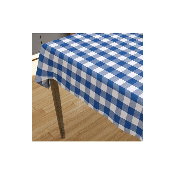 Abrosz kék kockás